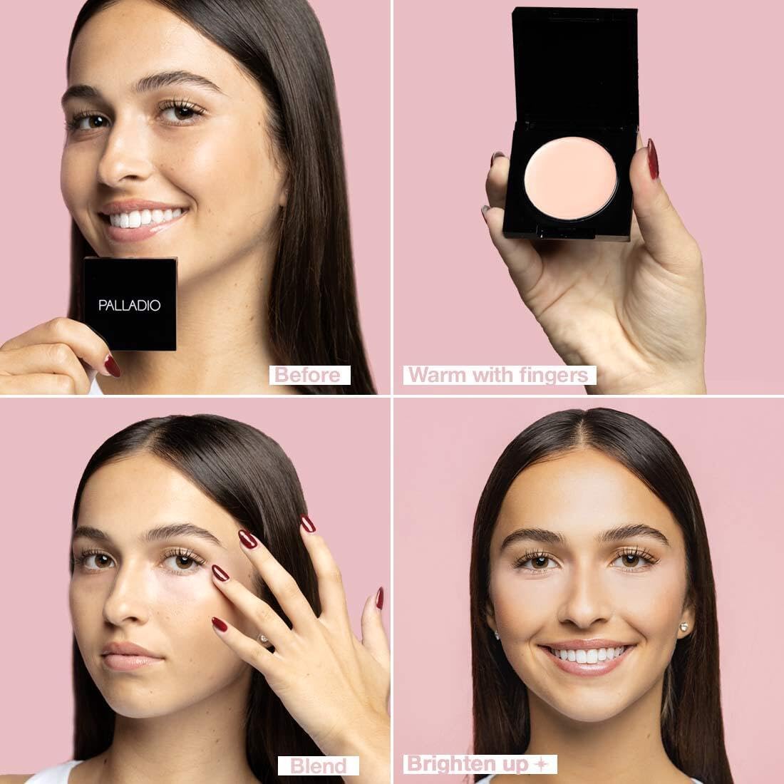 Palladio Under Eye Brightener and Primer, Light to Medium - view 3