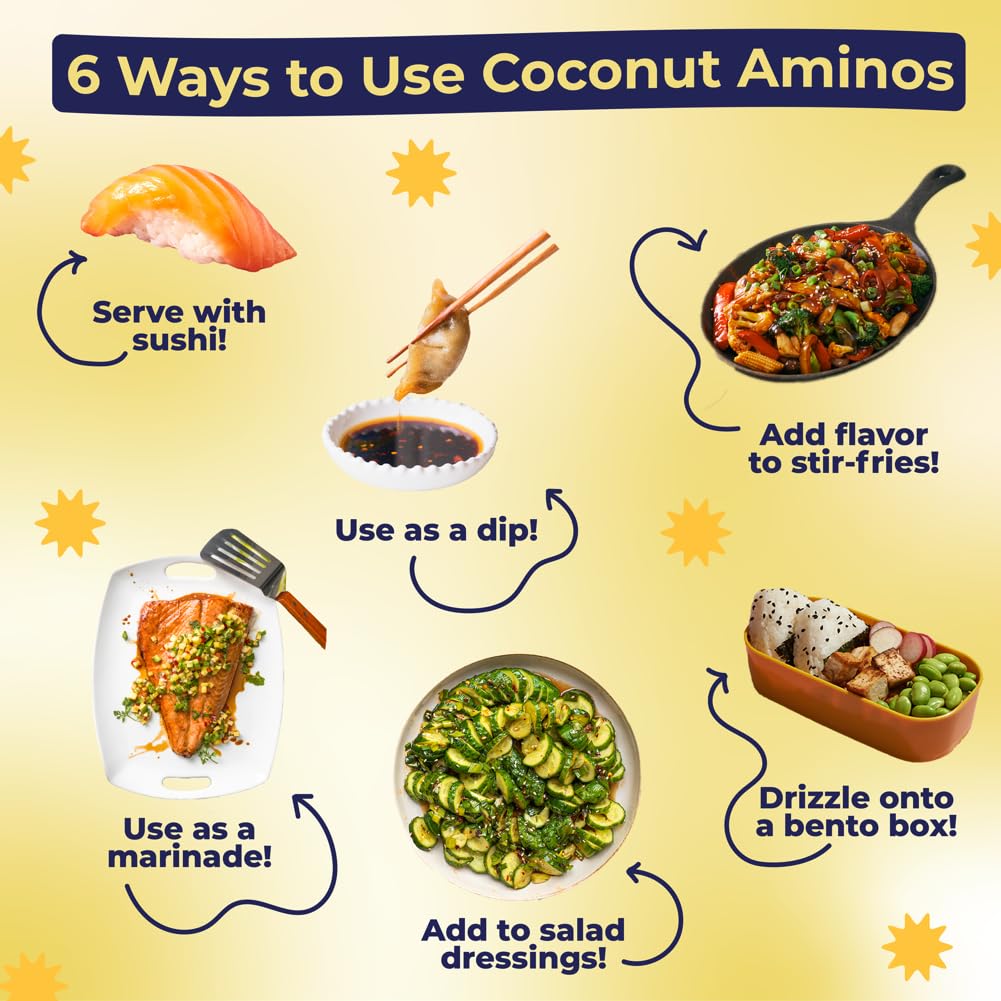 Coconut Secret Coconut Aminos Soy-Free Seasoning Sauce 8 fl oz (237 ml) - view 4