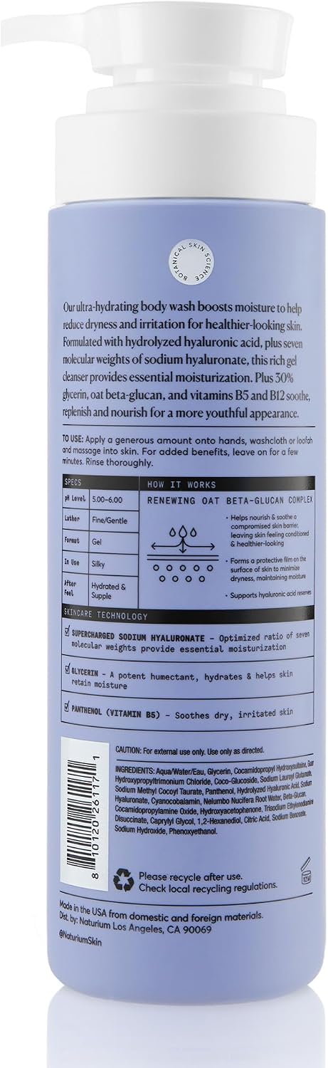Naturium The Booster Hyaluronic Acid Body Wash 500 ml (16.9 fl oz) — alternate product view