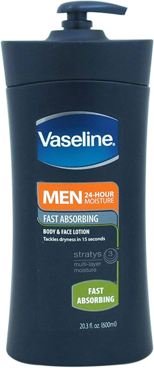 Vaseline Men Body & Face Lotion 24.5 oz