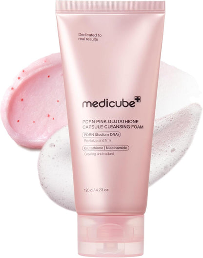 medicube PDRN Pink Glutathione Capsule Foam Cleanser 125 ml