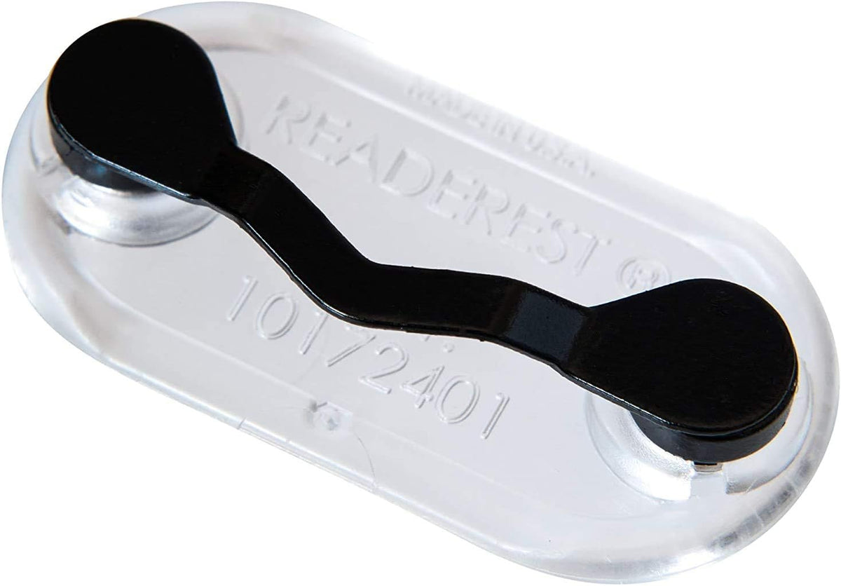 Readerest Magnetic Eyeglass Holder Clip, Black, USA Made - view 4