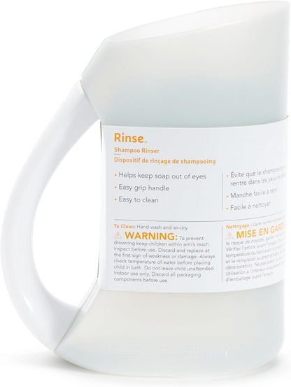 Munchkin Rinse Baby Bath Rinse Cup with Soft Rim, Grey - view 4