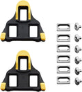 Shimano SPD-SL Cleat Set SM-SH11, 6-Degree Float, Yellow