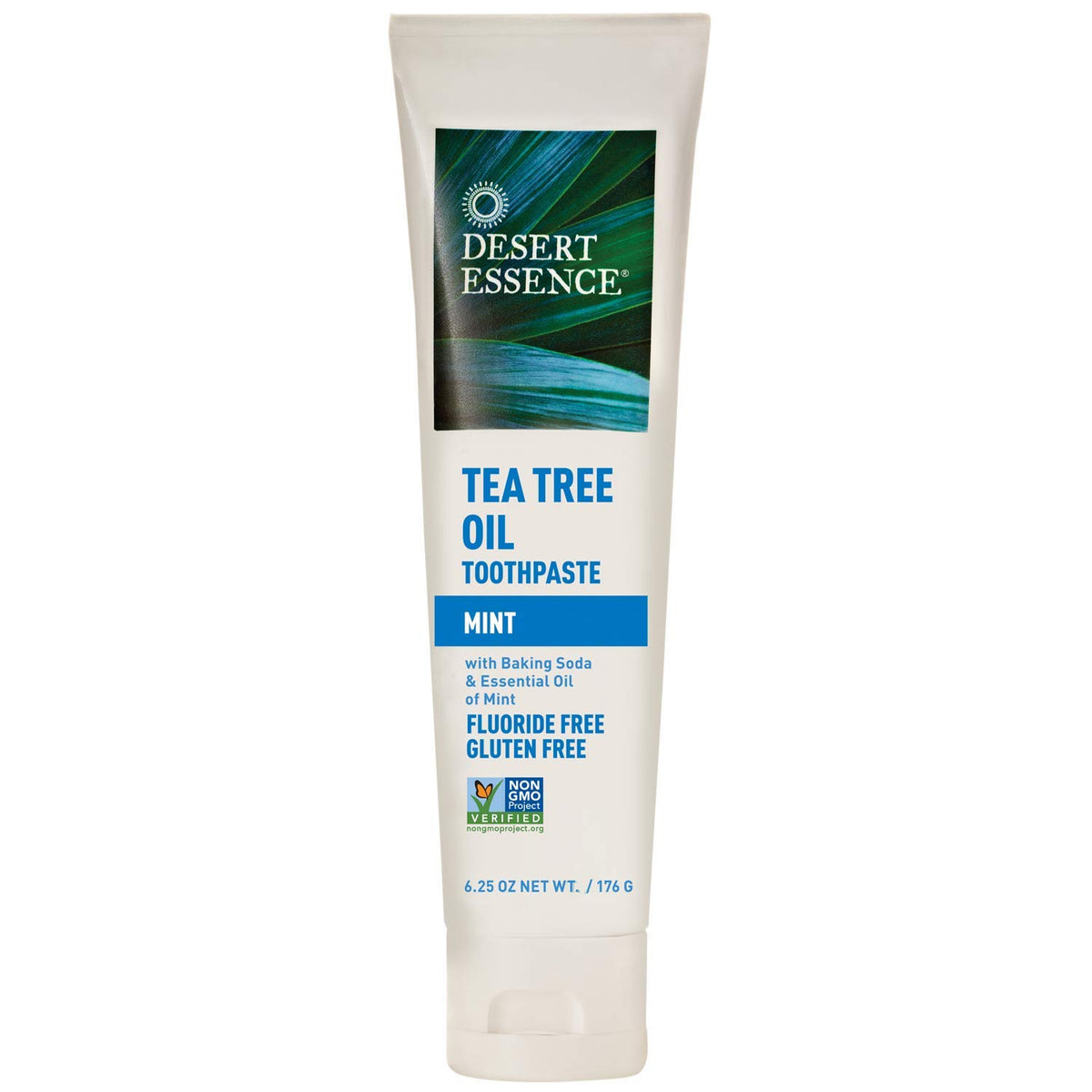 Desert Essence Natural Tea Tree Oil Mint Toothpaste, 6.25 oz — product view