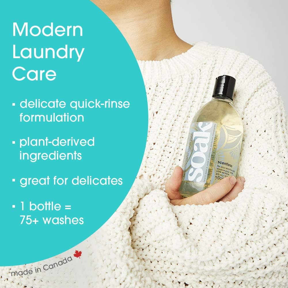 Soak No-Rinse Laundry Soap Scentless 375 ml (12 fl oz) - view 6