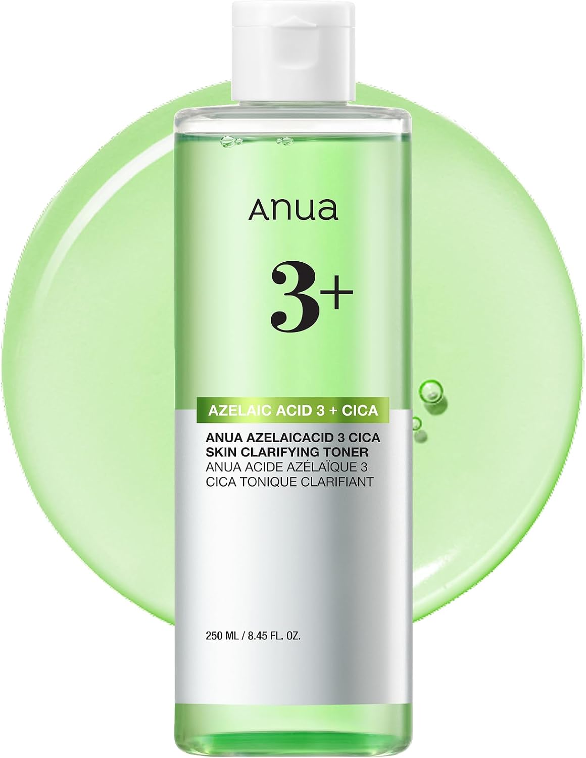 Anua Azelaic Acid 3 CICA Clarifying Toner 250ml — product view