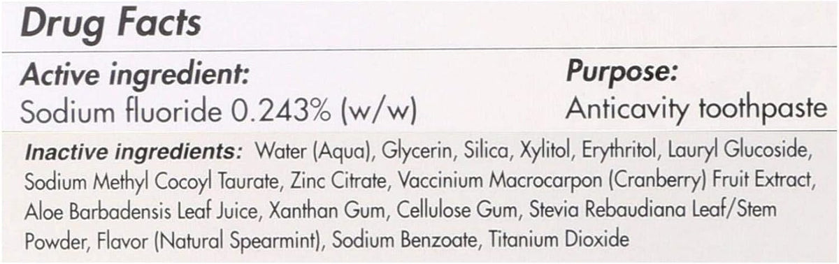 Spry Natural Xylitol Toothpaste with Fluoride Spearmint 141 g - view 3