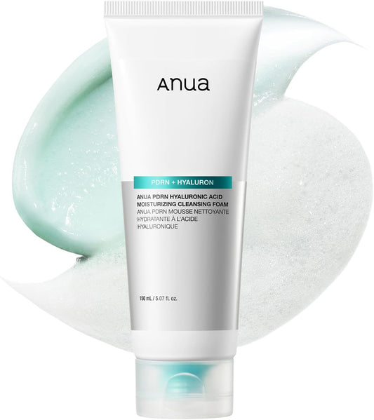 Anua PDRN Hyaluronic Acid Moisturizing Cleansing Foam 150ml
