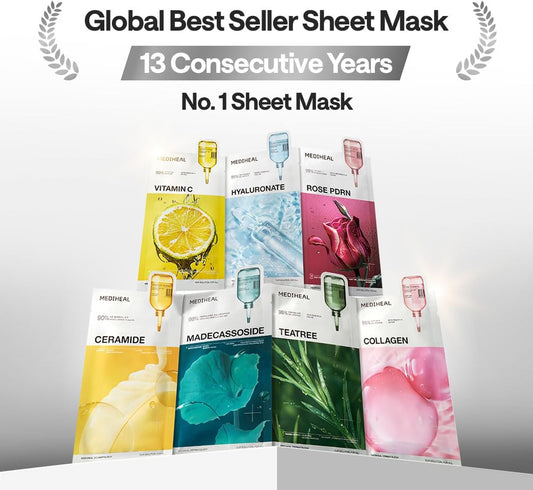 Mediheal Vitamin C Essential Face Sheet Mask, Pack of 10 - view 2