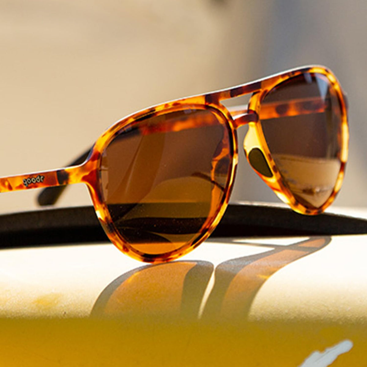 goodr Amelia Earhart Ghosted Me Polarised Aviator Sunglasses - view 5