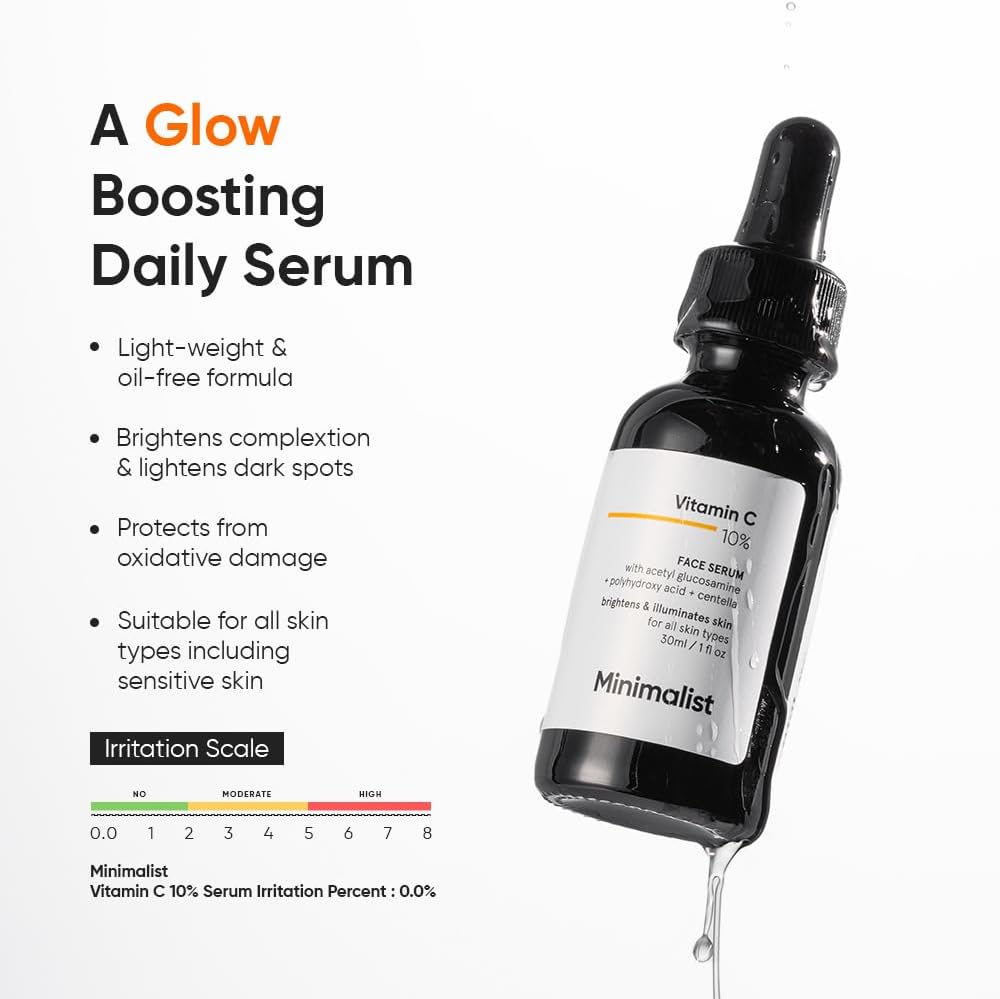 Minimalist 10% Vitamin C Face Serum, 30 ml - view 3