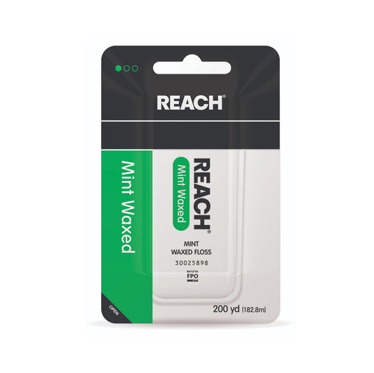 Reach Dentotape Waxed Dental Floss, Mint, 200 Yards (183 m)