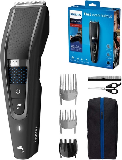 Philips Hair Clipper Series 5000 HC5632/13, Corded and Cordless