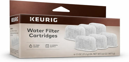 Keurig Water Filter Refill Cartridges, 6 Count