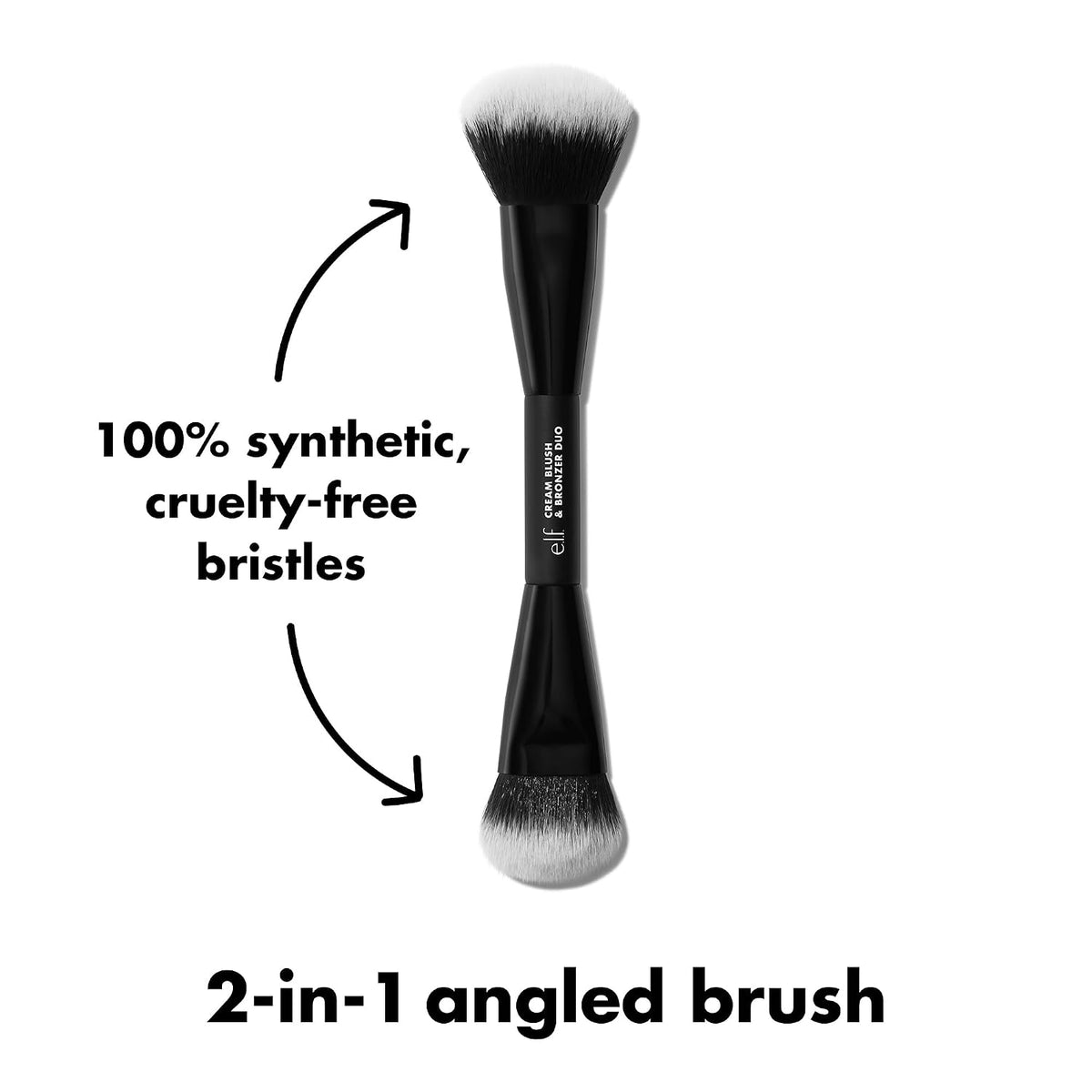 e.l.f. Dual-Ended Cream + Powder Makeup Brush - view 2