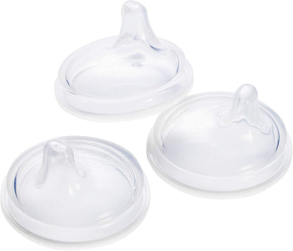 Boon Nursh Silicone Sippy Cup Lids, 3 Count, 6 Months+
