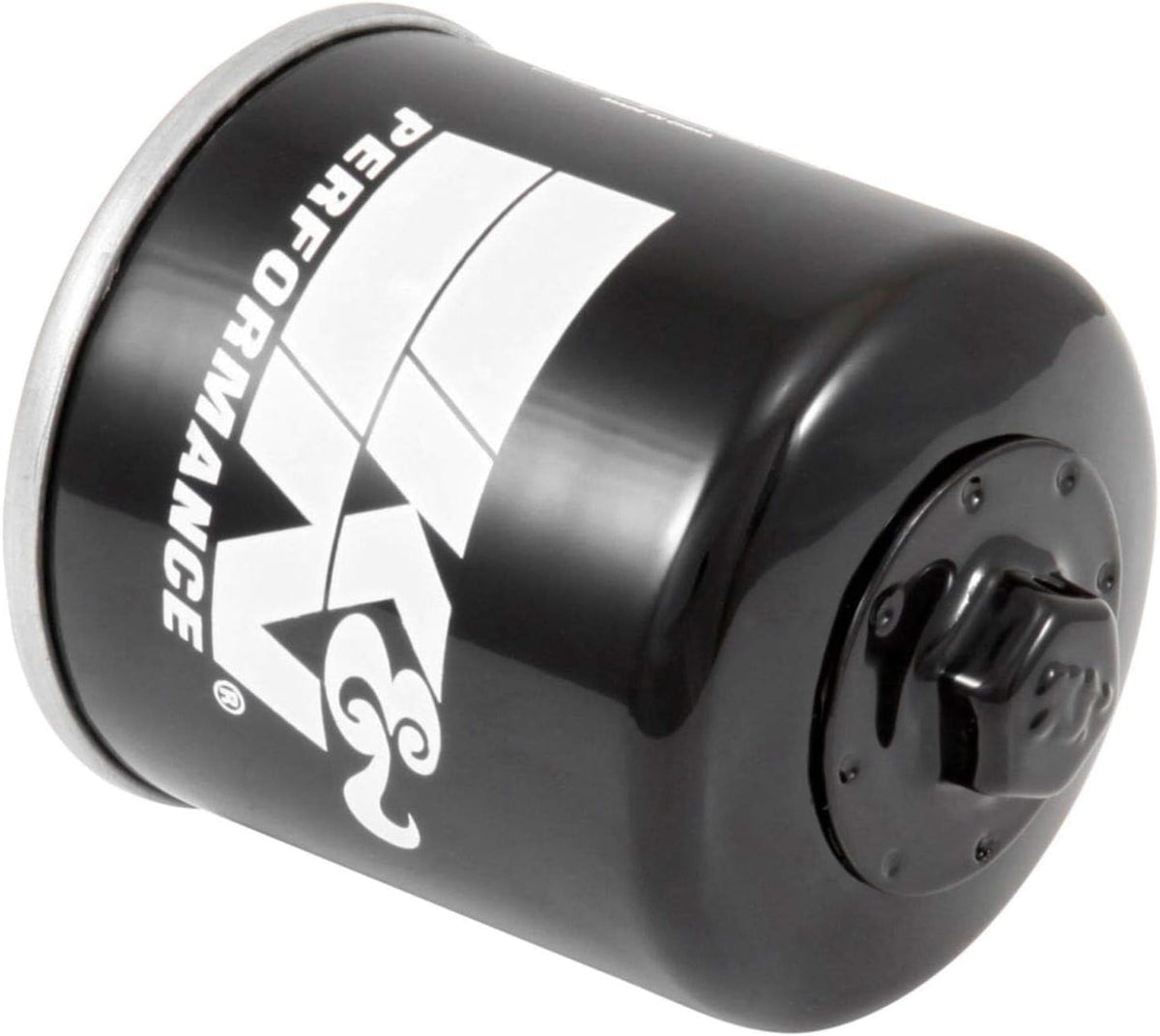 K&N KN-204-1 Motorcycle Oil Filter, High Performance, Wrench Off Nut — product view