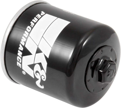 K&N KN-204-1 Motorcycle Oil Filter, High Performance, Wrench Off Nut