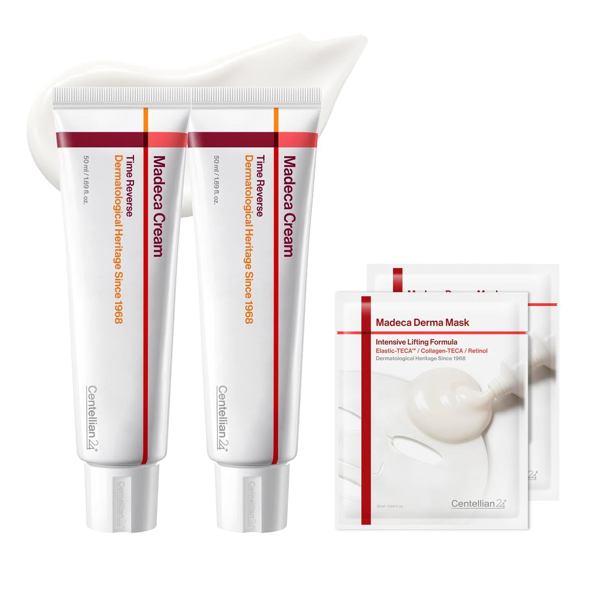 Centellian 24 Madeca Cream Time Reverse Set, 2 x 50 ml + 2 Masks