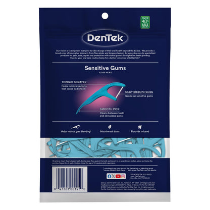 DenTek Comfort Clean Sensitive Gums Floss Picks, 150 Count - view 2