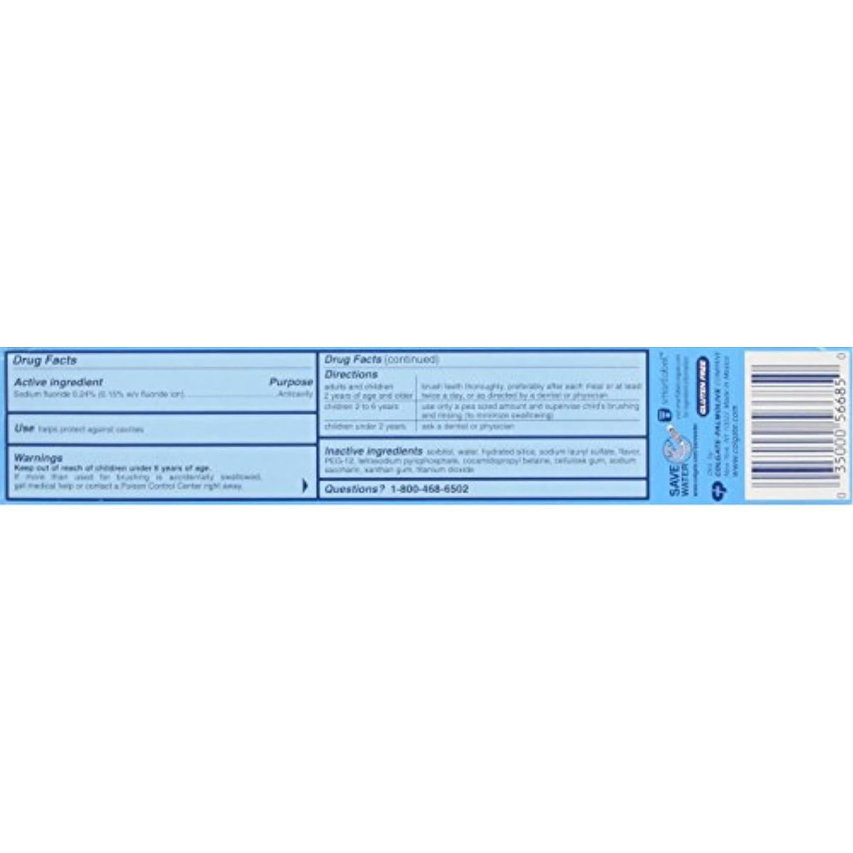 Ultra Brite Advanced Whitening Toothpaste, Clean Mint, 6 oz, Pack of 4 - view 2