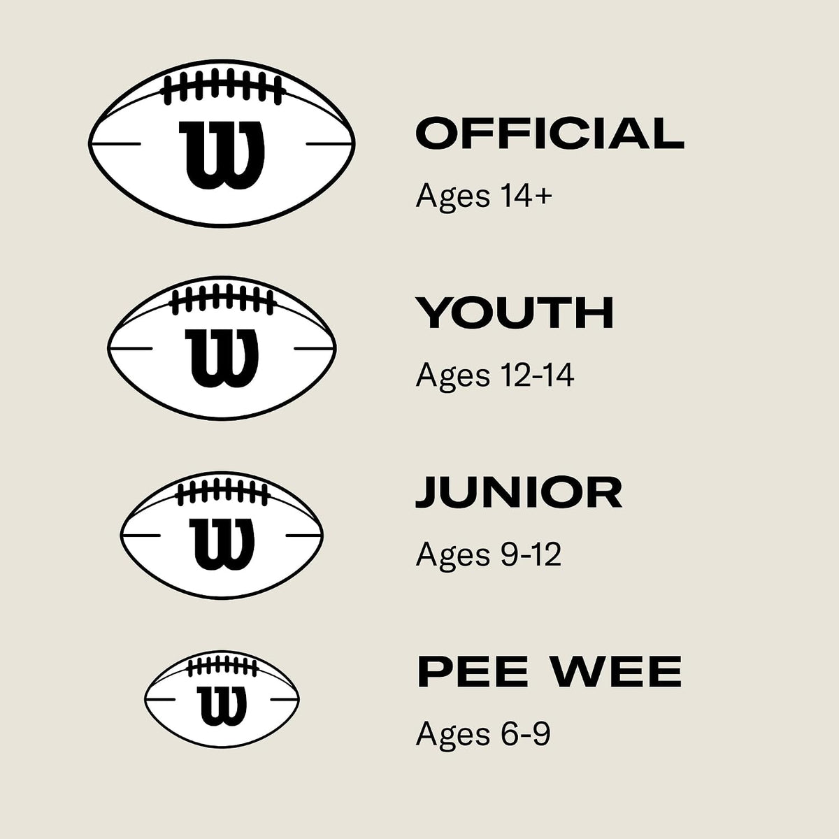 Wilson NFL Super Grip Composite Football, Junior Size, Brown - view 5