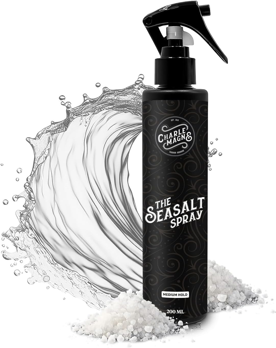 Charlemagne Sea Salt Spray for Men Medium Hold 200 ml (6.76 fl oz)