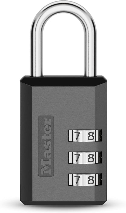 Master Lock 647EC Combination Padlock, 3-Digit, Small