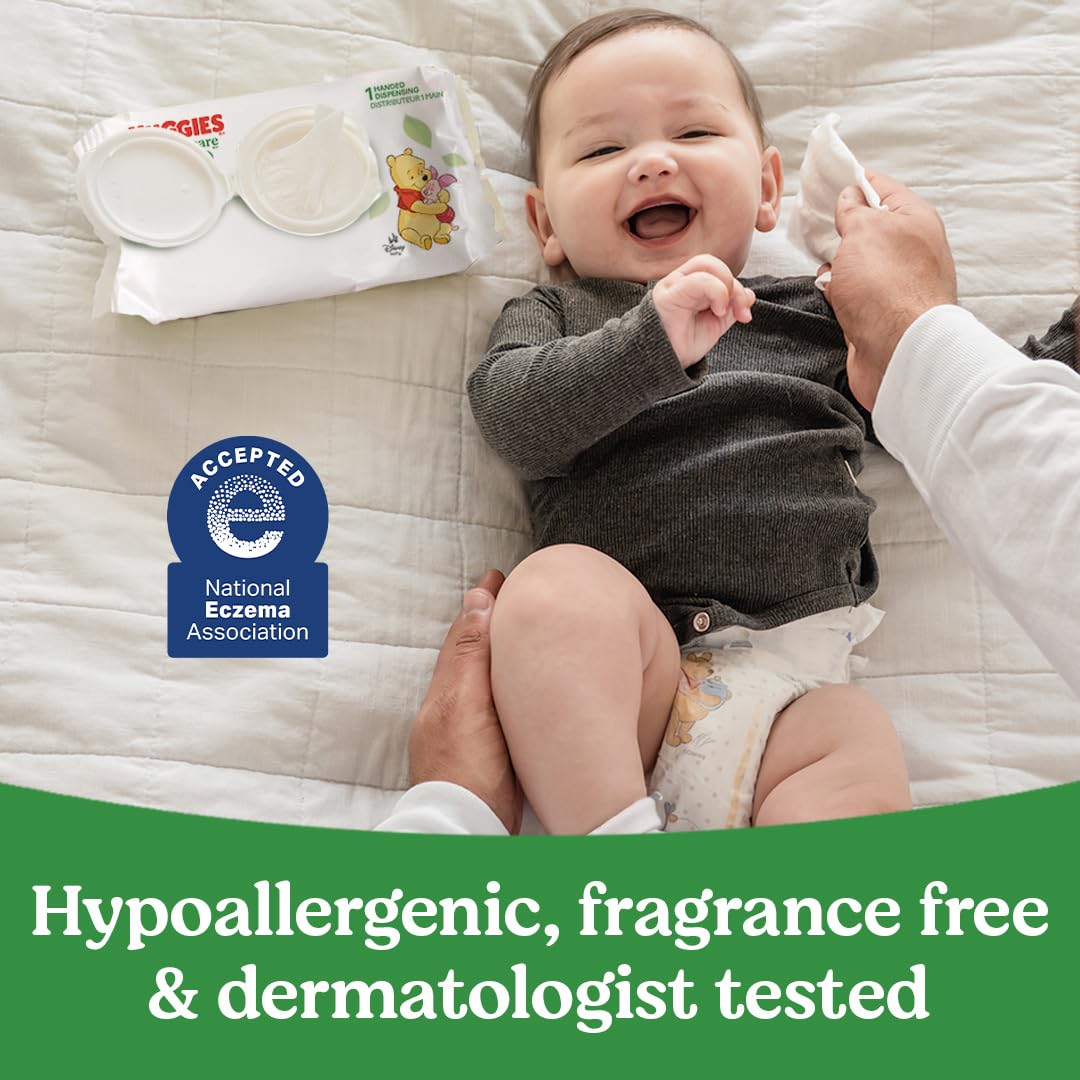 Huggies Natural Care Sensitive Baby Wipes, Unscented, 560 Wipes (10 Packs) - view 4