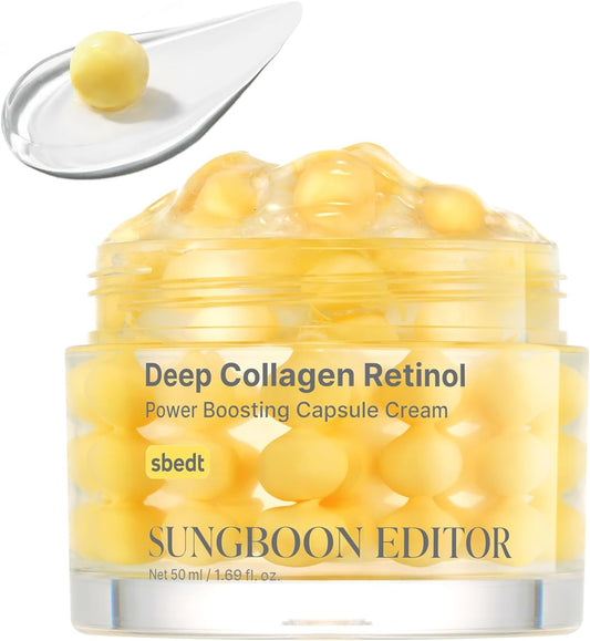 Sungboon Editor Deep Collagen Retinol Power Boosting Capsule Cream 1.69 fl oz