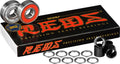Bones Reds Skate Bearings with Spacers and Washers, Pack of 8