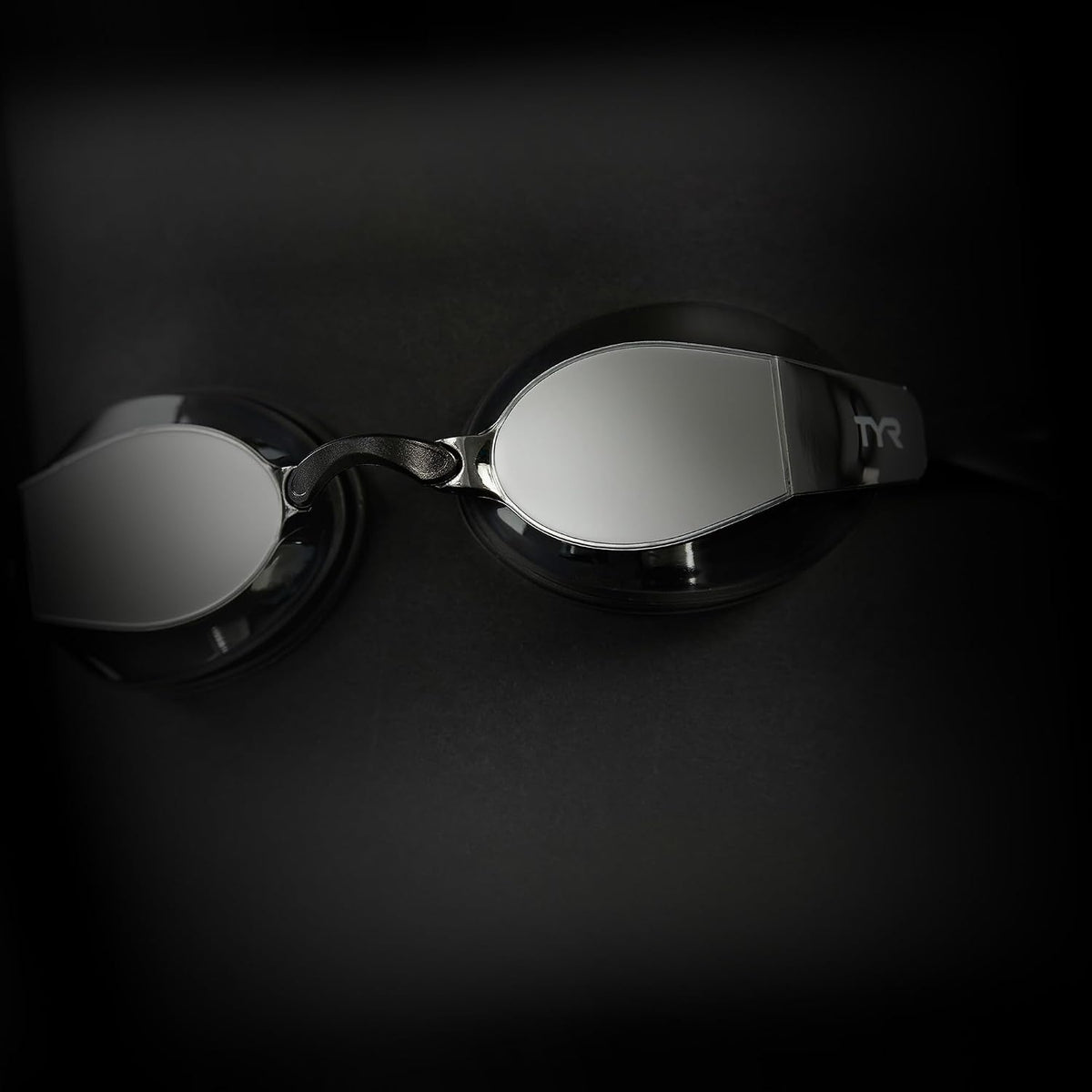 TYR Blackops 140 EV Racing Mirrored Swim Goggles, Black/Smoke - view 5