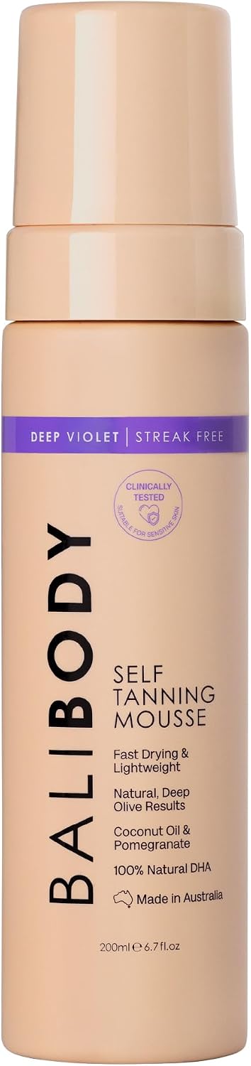 Bali Body Deep Violet Self Tanning Mousse, 200 ml (6.7 fl oz)