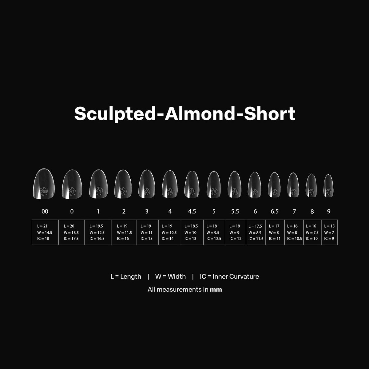 Après Gel-X Sculpted Almond Short Nail Tips Box, 280 Count - view 5