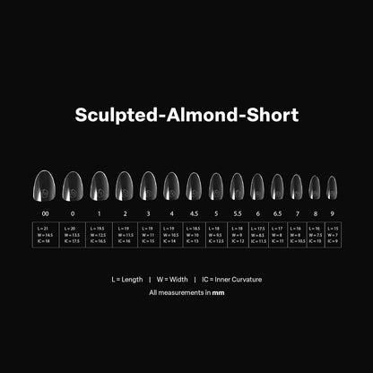 Après Gel-X Sculpted Almond Short Nail Tips Box, 280 Count - view 5