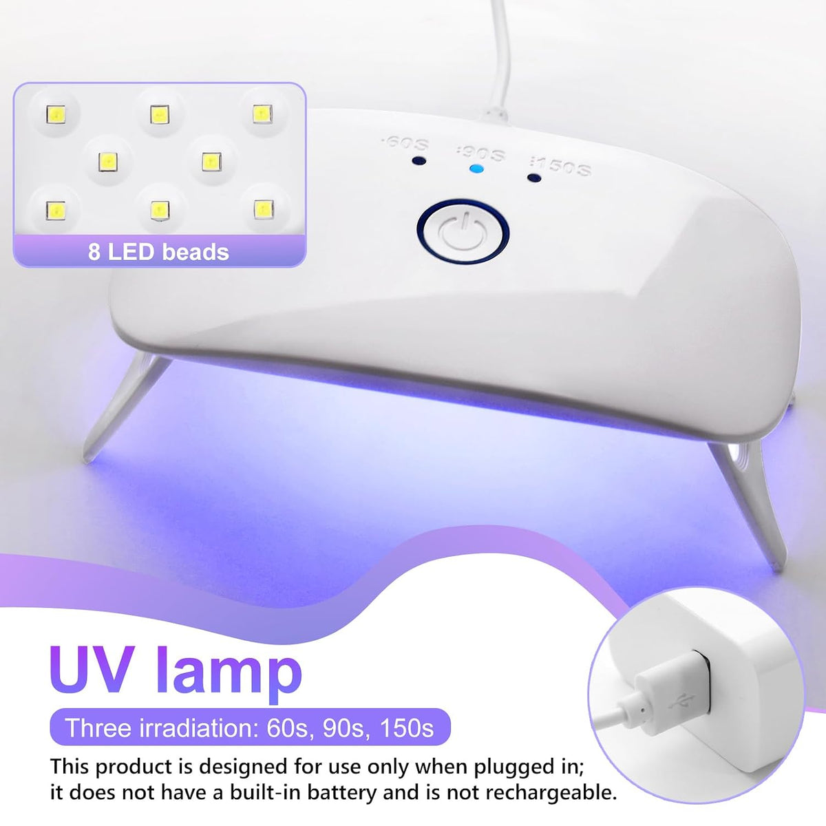KISREL UV Resin Kit with Light, 200 g Hard Clear Resin - view 4