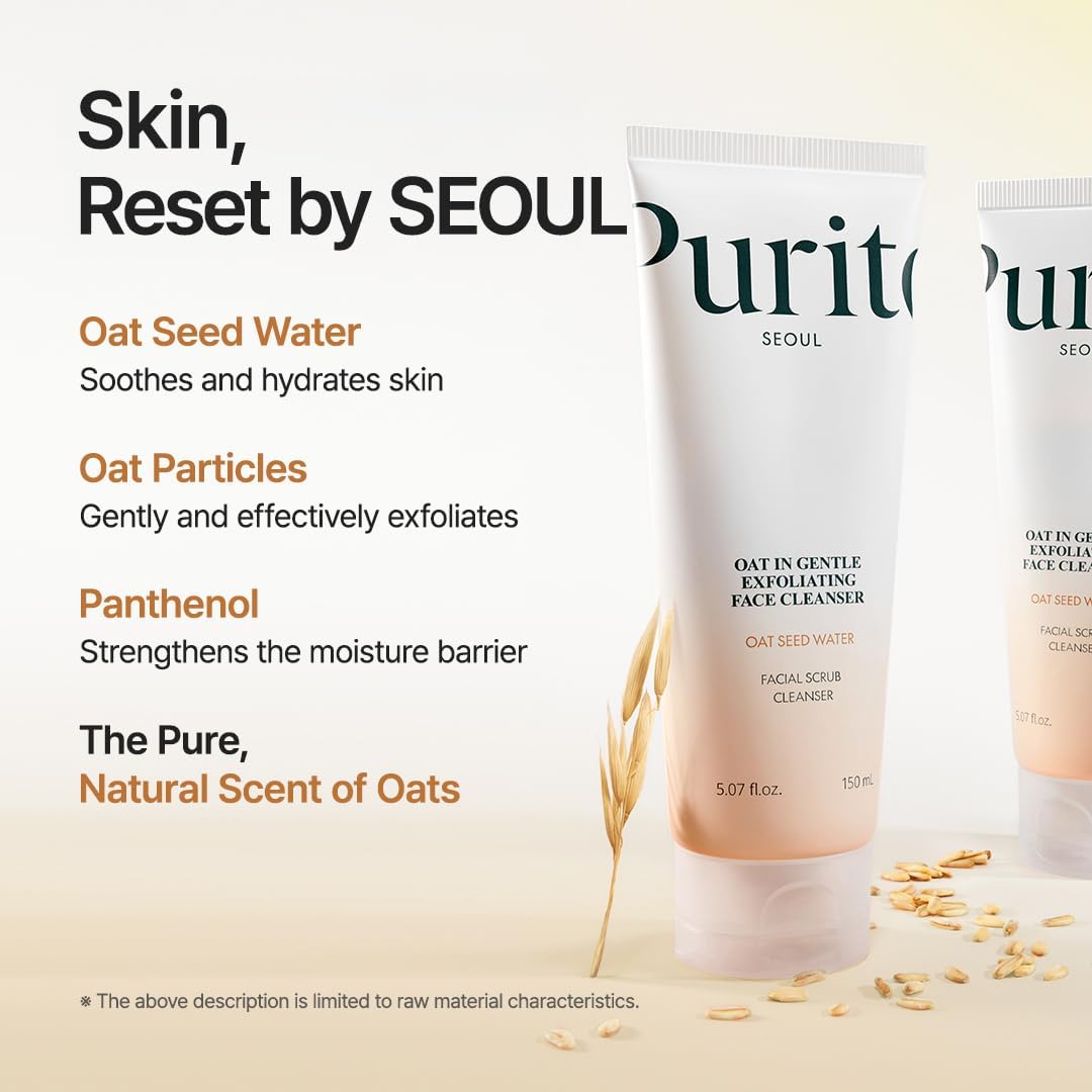 Purito Oat Exfoliating Cleanser for Sensitive Skin 150 ml - view 4