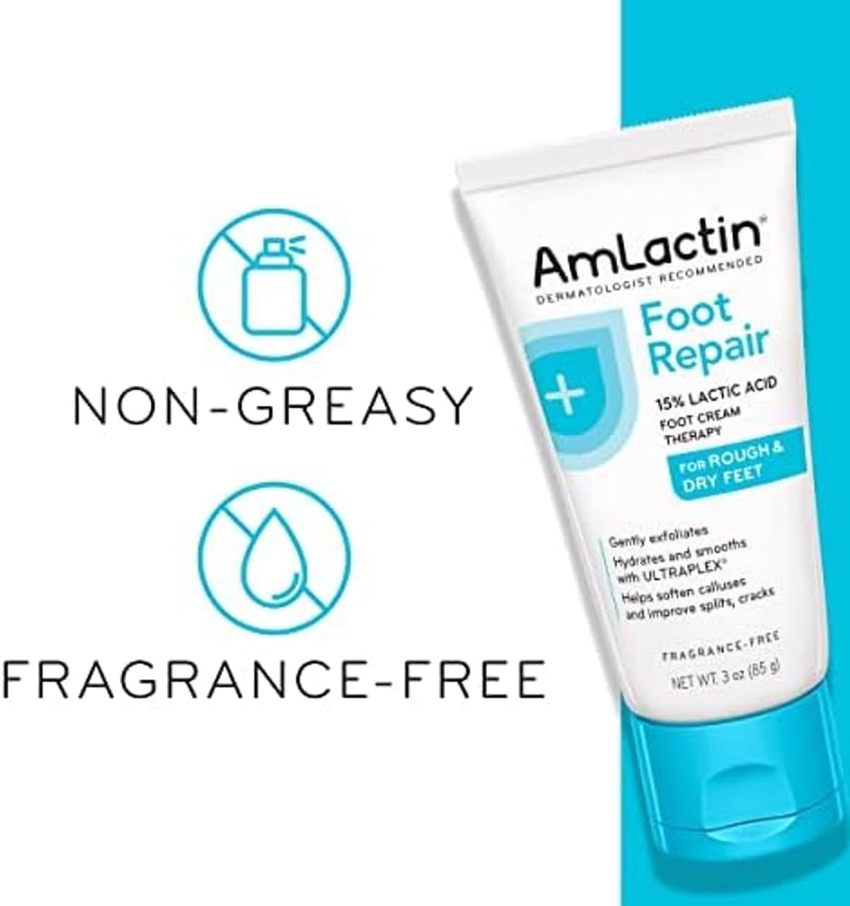 AmLactin Foot Cream Therapy, 3 oz, Pack of 2 - view 2