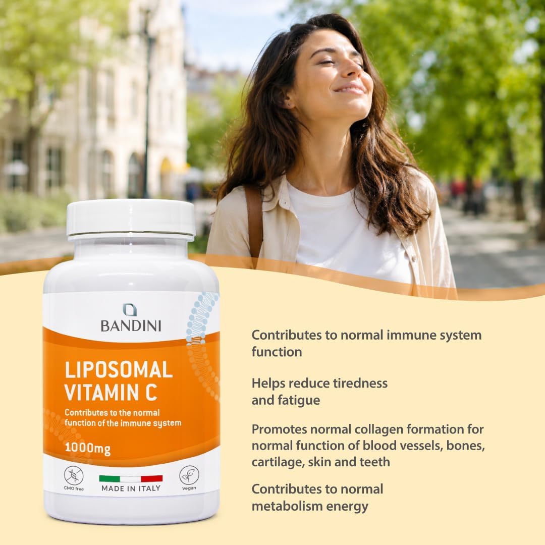 Bandini Liposomal Vitamin C High Strength Capsules, 180 Count - view 2