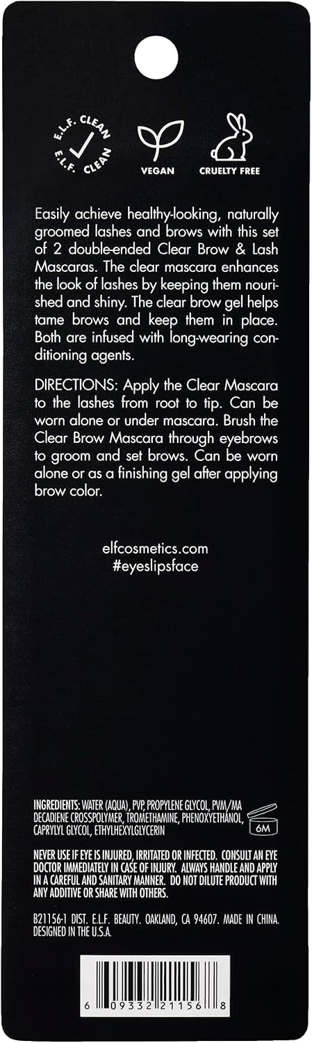 e.l.f. Clear Brow and Lash Mascara, Set of 2 - view 4