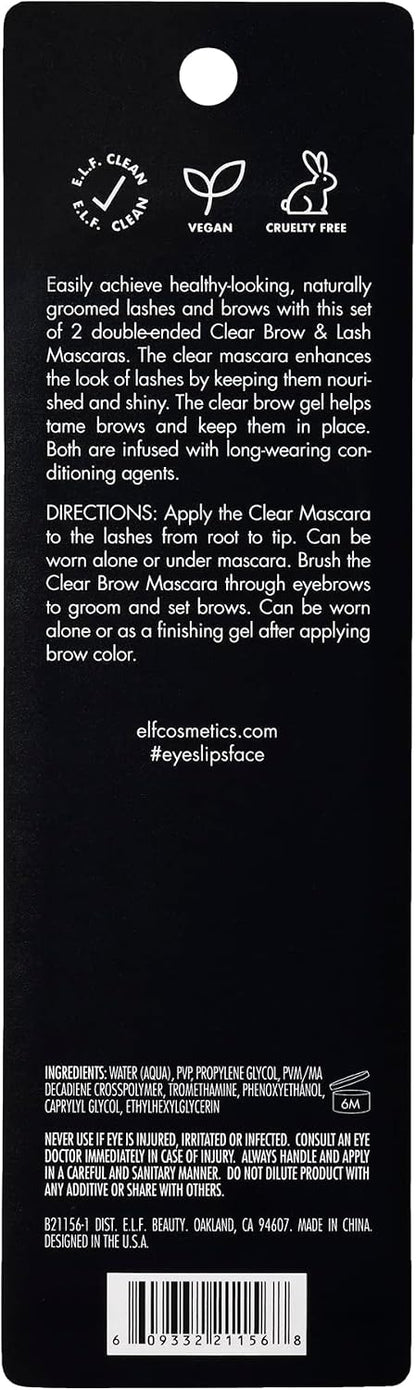 e.l.f. Clear Brow and Lash Mascara, Set of 2 - view 4
