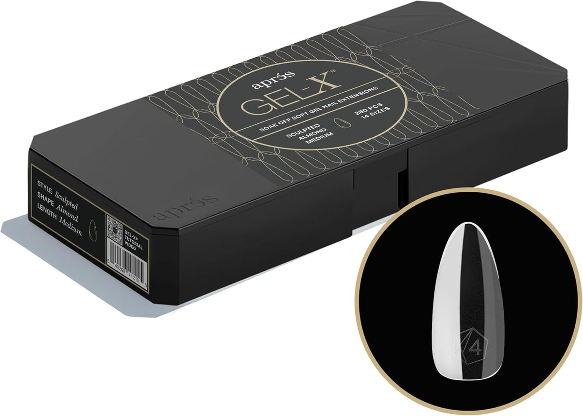 Après Gel-X Sculpted Almond Medium Nail Tips Box, 280 Count - view 2