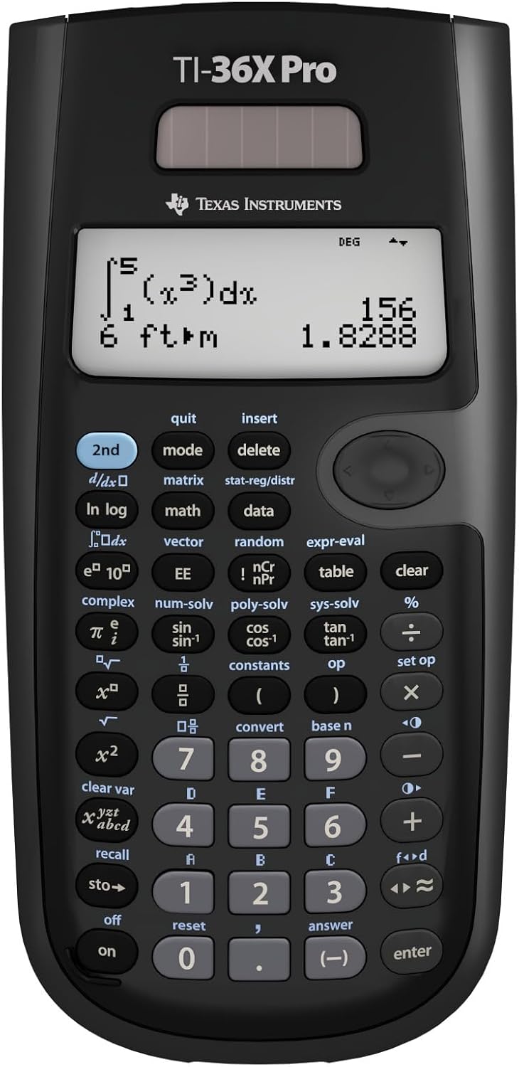 Texas Instruments TI-36X Pro Engineering/Scientific Calculator — product view
