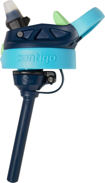Contigo Kids Straw Water Bottle, Blueberry, 14 oz, Pack of 2 - view 4