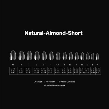 Après Gel-X Natural Almond Short Nail Tips Box, 280 Count - view 4