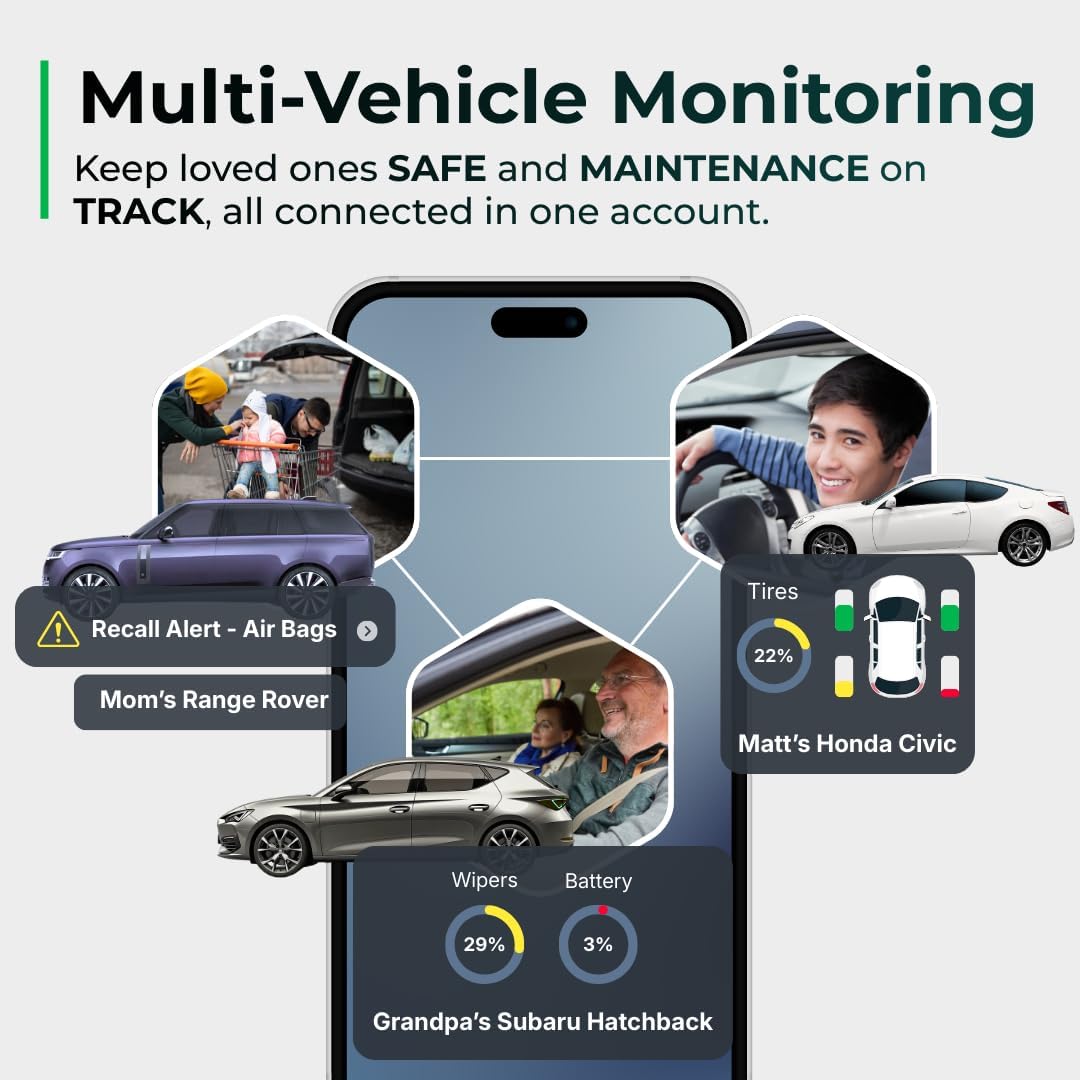 FIXD Bluetooth OBD2 Scanner and Car Diagnostic Code Reader - view 6