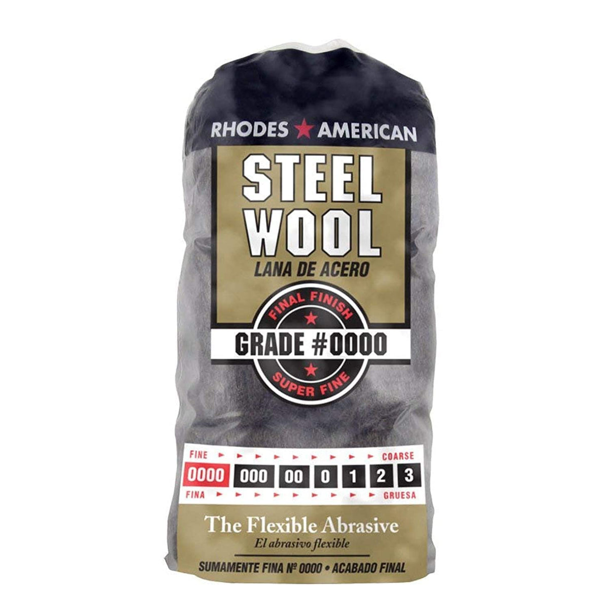Homax #0000 Super Fine Steel Wool Pads, 12 Pads — product view