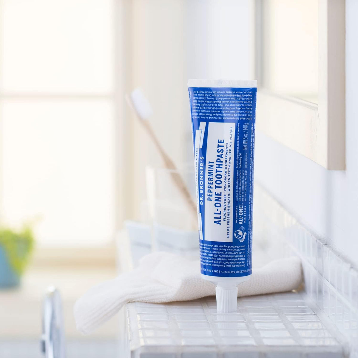 Dr. Bronner's All One Peppermint Toothpaste 105 ml Pack of 2 - view 5