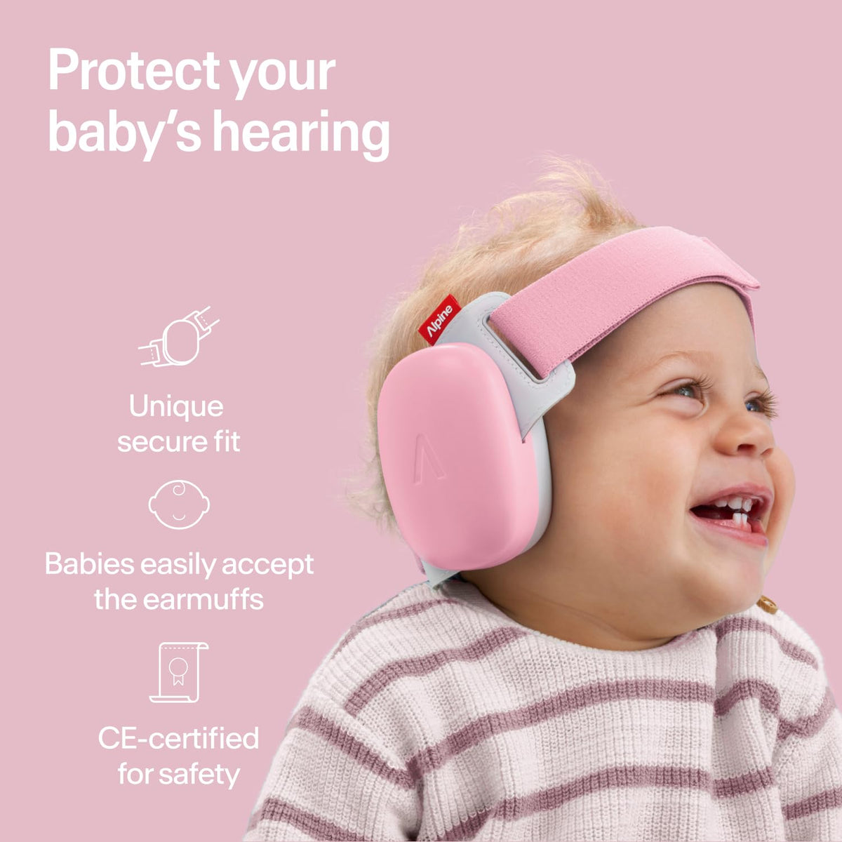 Alpine Muffy Baby Ear Muffs, Noise Protection for 3 Months to 5 Years - view 2